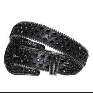 Ceintures En Strass Pour Homme Et Femmes, Ceinture En Cuir à Clous En Cristal De Style